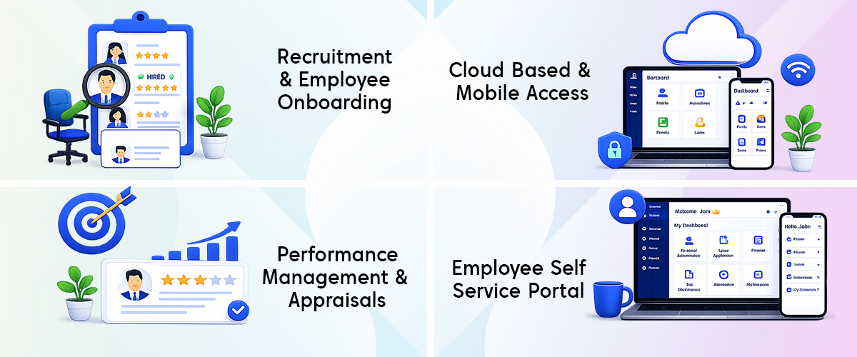 HRMS4U features